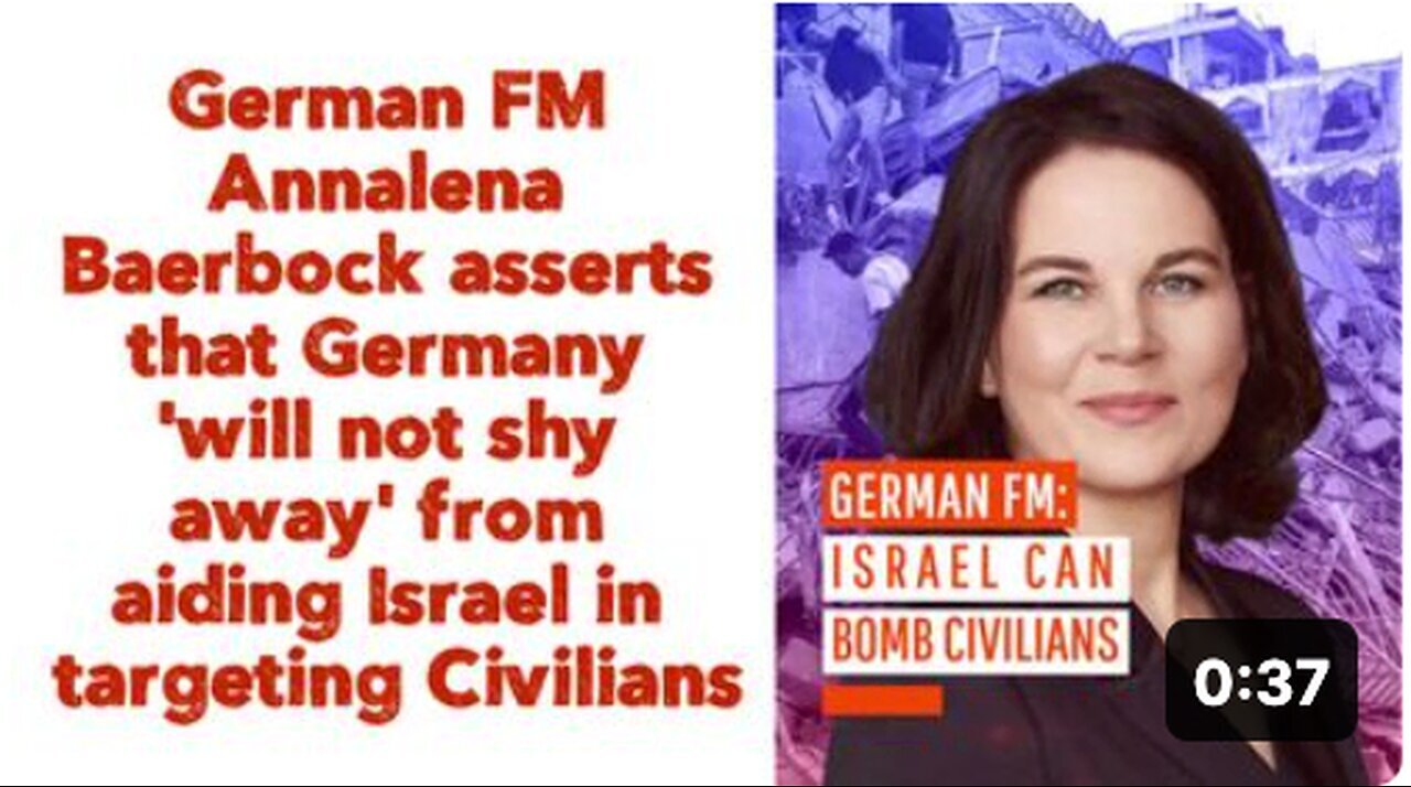 "German FM Reassures Commitment to Assist Israel, Denies Targeting Civilians"