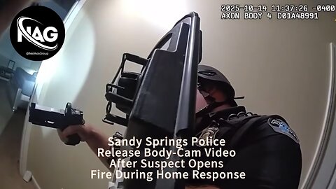 Sandy Springs Police Release Body-Cam Video After Suspect Opens Fire W/TheFactsDude