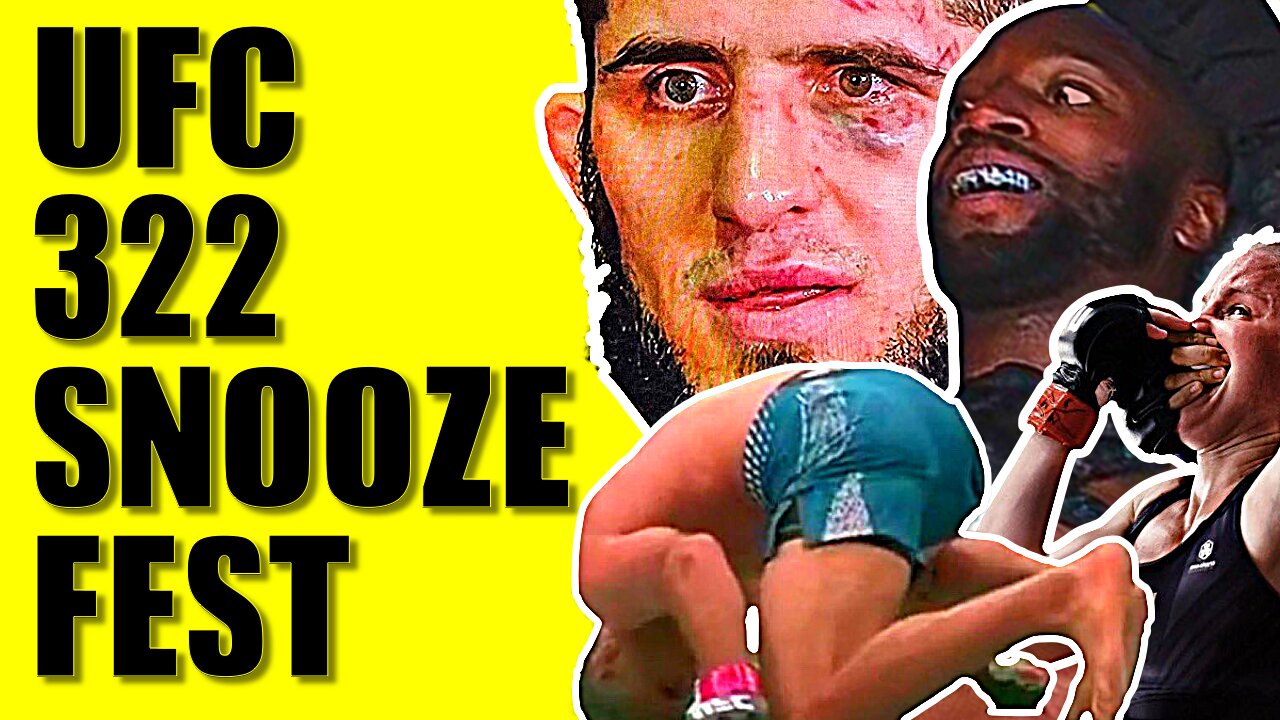 UFC 322 SNOOZE FEST | Meme-Cap Recap: Makhachev & Shevchenko EMBARRASSED, Prates & Morales TAKE OVER