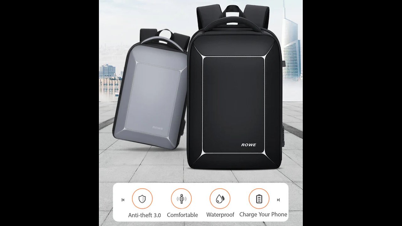 Lightweight Anti-Theft Backpack With USB Charging & Password Lock