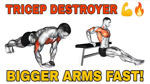 Killer Tricep Workout 💪 | Build Horseshoe Arms FAST!