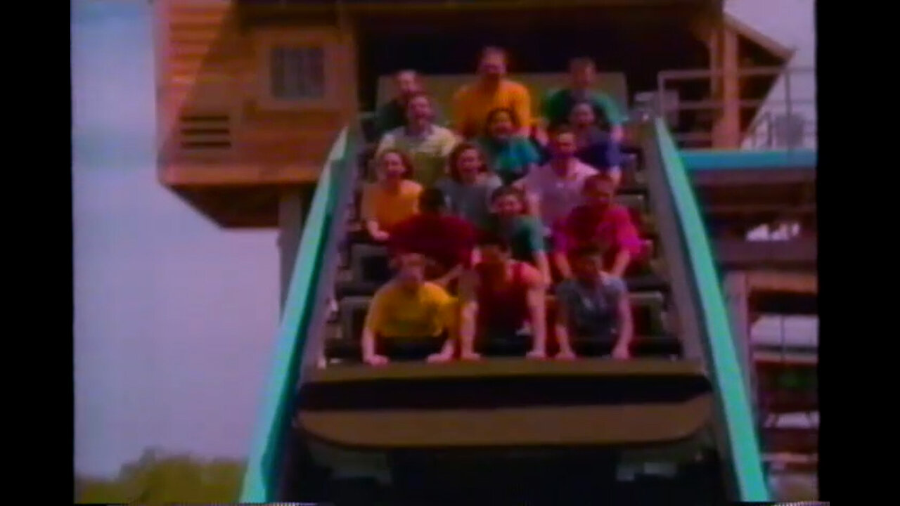 May 22, 1995 - Ad for Cedar Point Amusement Park & WRTV Bumper for 'Six Figure Superintendents'