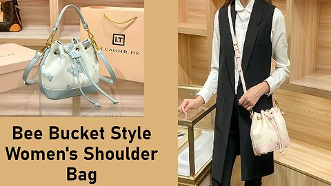 Customer review about this Popular Bee Bucket Style Women's Shoulder Bag
