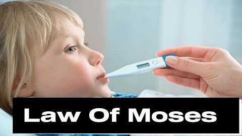 The Law Of Moses Is Just A Thermometer.
