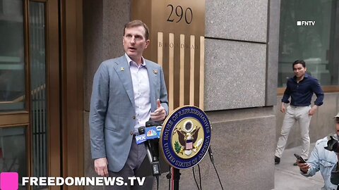 Rep. Dan Goldman SLAMS ICE and DHS outside NYC’s Ted Weiss Federal Building.