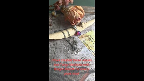 Twigs and Leaves Dragon Breath Necklace perfect for #valentinedaygift