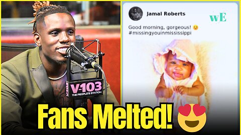 Jamal Roberts Shares Sweet Baby Moment | Internet Calls It "Pure Sunshine"