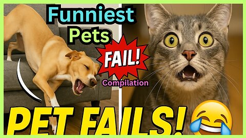 Funny Pet Fails Compilation - Try Not to Laugh Challenge 2025! 😂