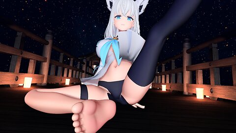 【Hot Dance】白上フブ○/Cha Cha【MMD】