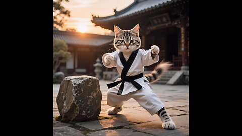 Micio Kitten Karate 1 #micio #kitten #CatLovers, #CutePets, #ViralVideo o #FunnyAnimals