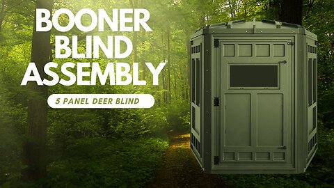Booner Blind Assembly - 5 Panel Blind