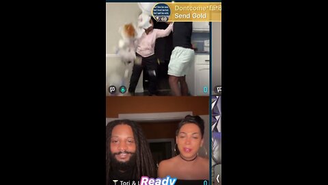 NOCAP DUMPS TRASH CAN ON 21BADBIHH HEAD BIGO LIVE