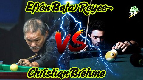 Efren Reyes vs Christian Brehme M*ney Game 550k