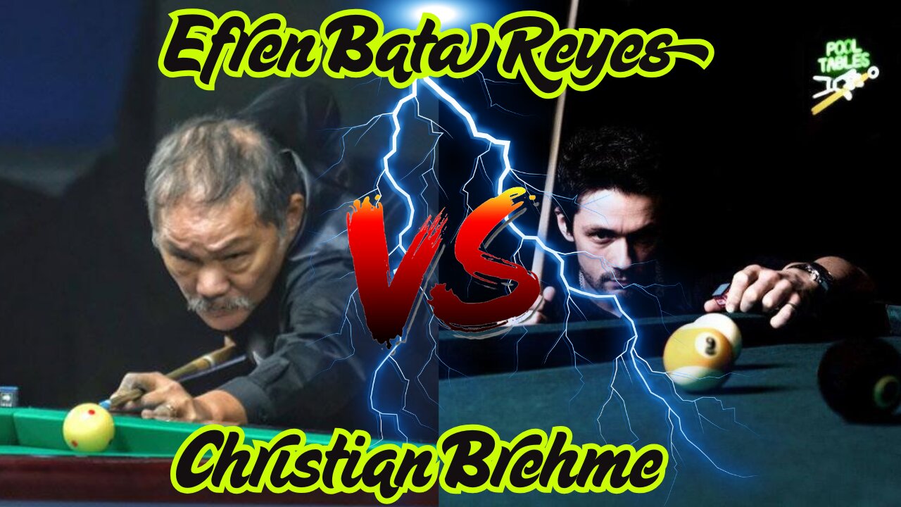 Efren Reyes vs Christian Brehme M*ney Game 550k