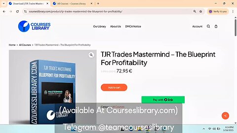 (CoursesLibrary.com)TJR Trades Mastermind – The Blueprint For Profitability