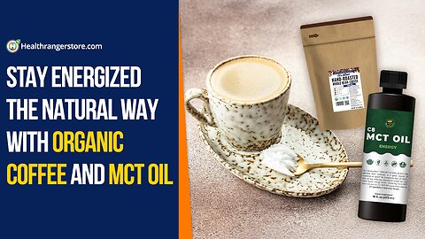 Stay energized the natural way with Organic Coffee and MCT Oil