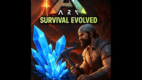 Chill Crystal Mining with My Trusty Argie! 💎🌋 Cozy Ark Survival Evolved