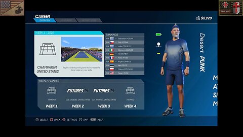 Sports Racket 2026 [W1]: Player Training (Flat Serve)