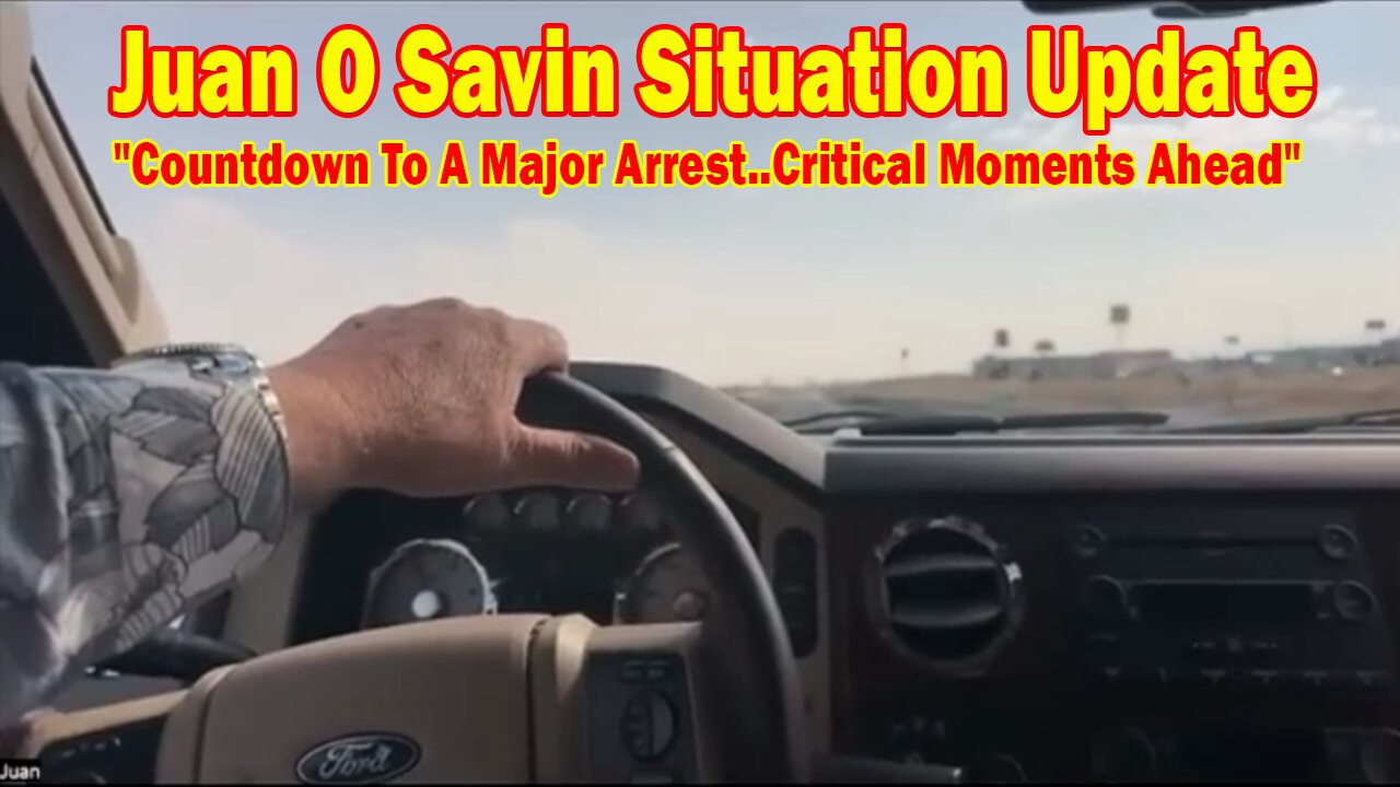 Juan O Savin BIG Intel Sep 1: "Breaking News! Countdown To A Major Arrest..Critical Moments Ahead"