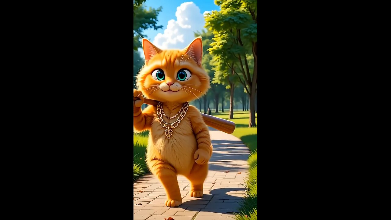 Mischievous cat hunting Pig#3danimation #aicat #animallife