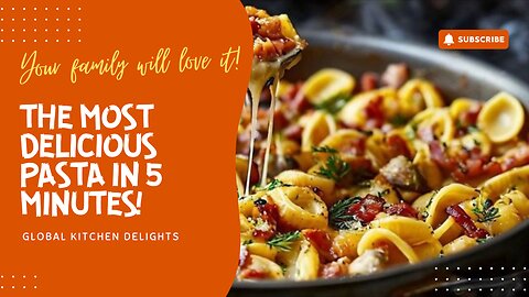 An Italian chef taught me this recipe! The most delicious pasta in 5 minutes!