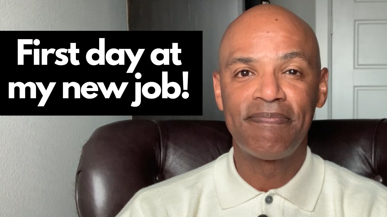 Finally! I had my first day at my new job!