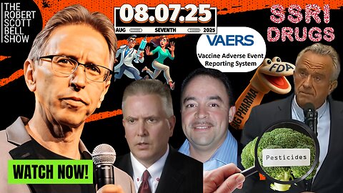 Jonathan Emord, Vaccine Liability, Pesticide Immunity, Religious Exemptions, Albert Benavides, VAERS Truths - The RSB Show 8-7-25