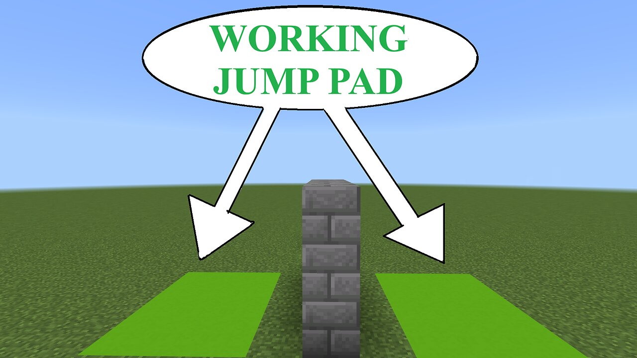 Easy Working Jump Pad Tutorial For Minecraft Bedrock(No Mods)