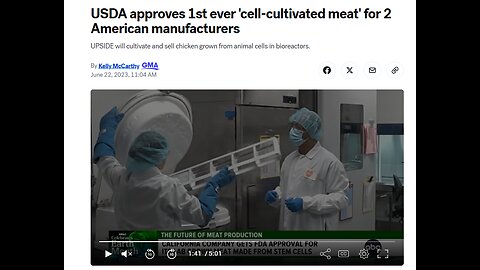 Why USDA approved fake cancer meat