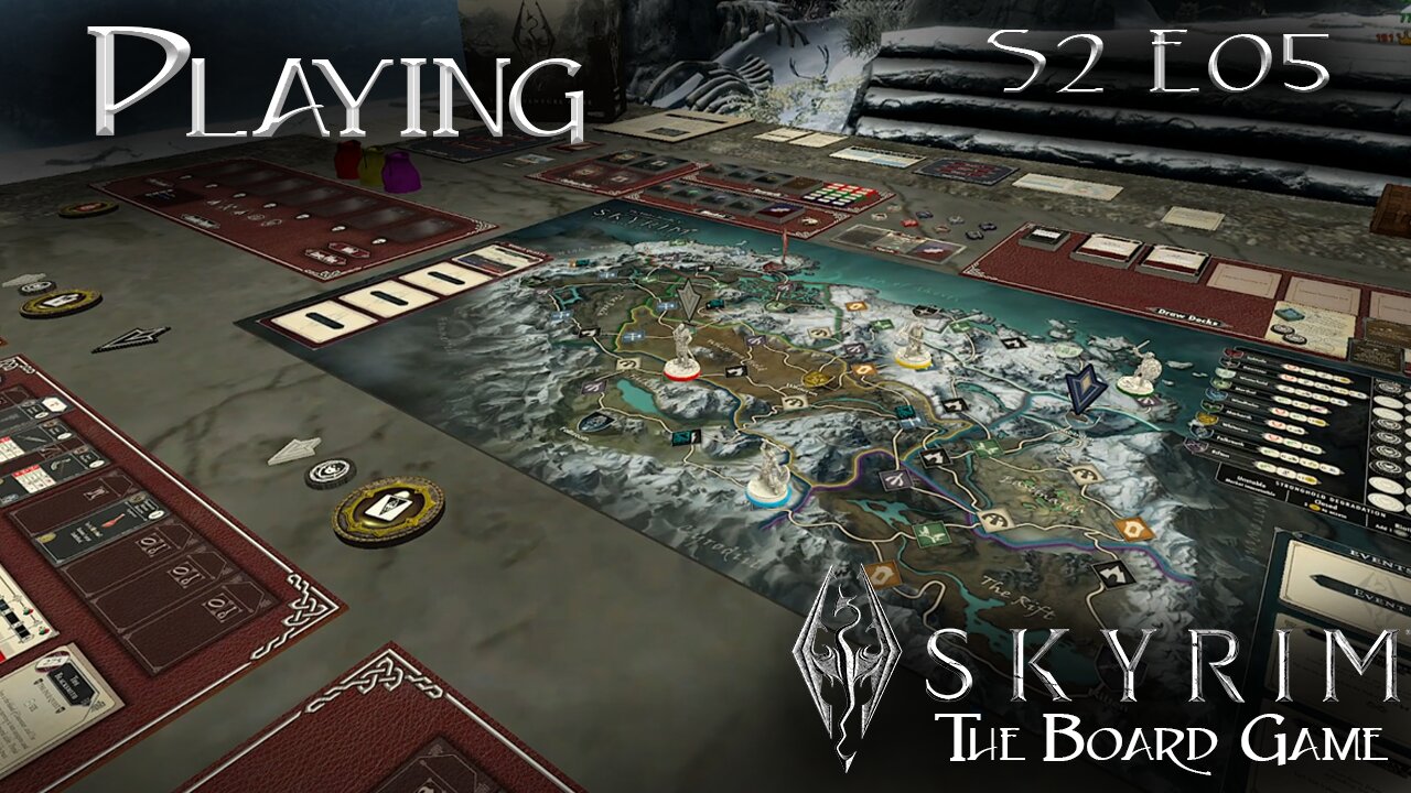 Playing Skyrim (The Board Game) with Inu! - Season 2 (Episode 5)
