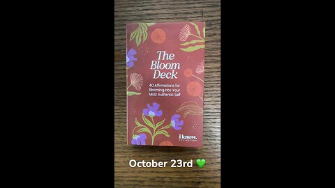 10/23/25 card: surprise