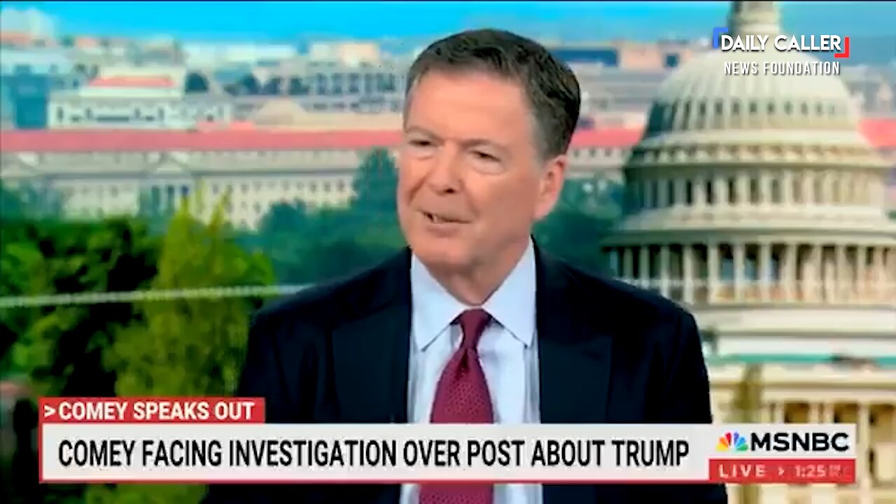 Comey Says He's Caught in "Political Firestorm" Simply for Walking on the Beach with His Wife