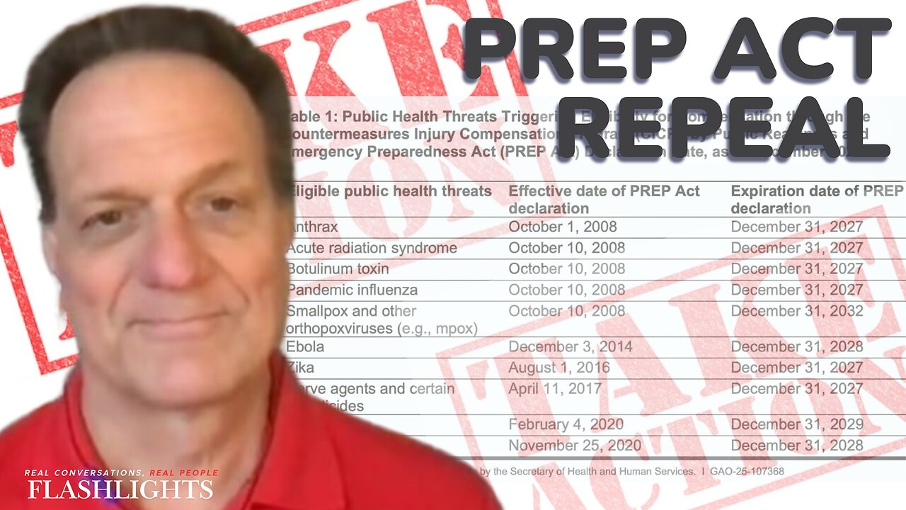 “This law lets people get away with murder” - James Roguski Explains How To Repeal The PREP Act