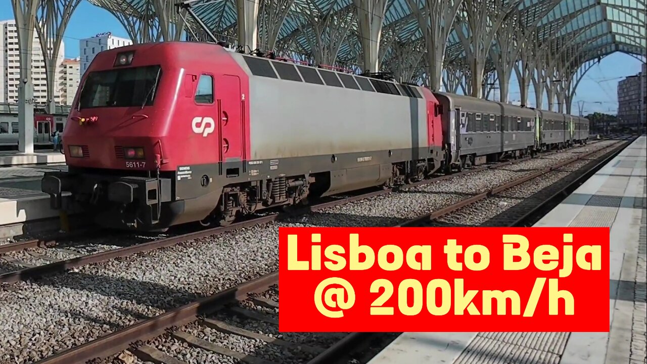 1st Class Intercity Train Adventure: LISBON to BEJA | A trip report