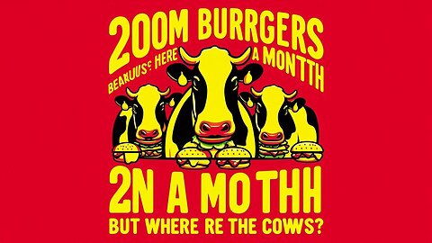 200M Burgers a Month, But Where Are the Cows?