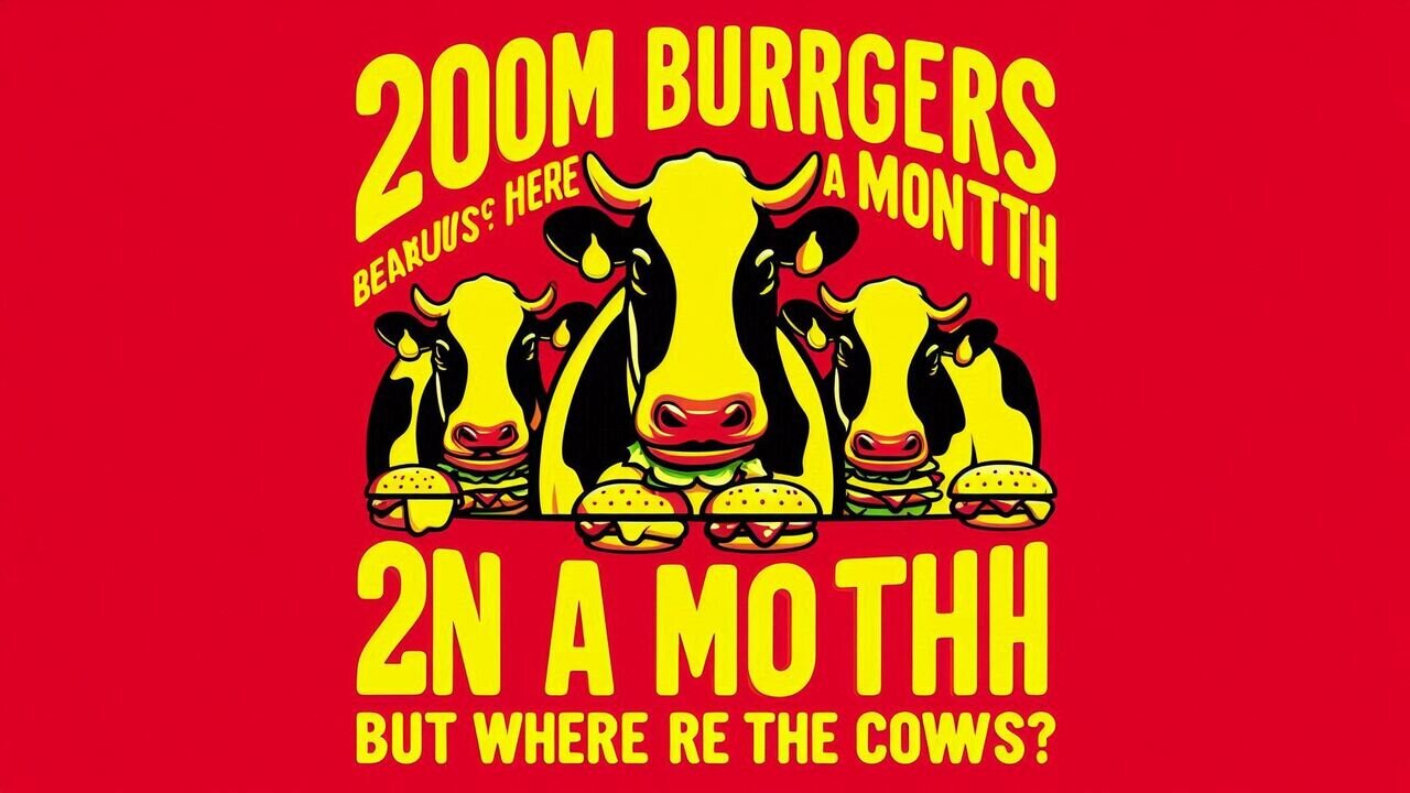 200M Burgers a Month, But Where Are the Cows?