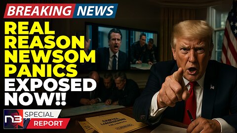 🚨BREAKING: The Real Reason Newsom Is Panicking Will Make Your Blood Boil With Rage