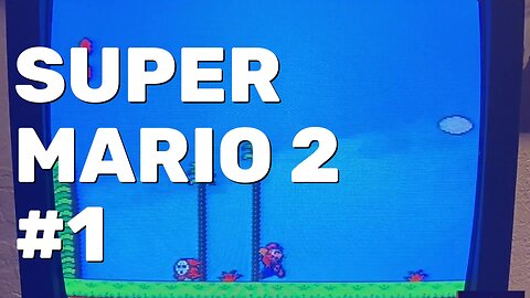 Super Mario Bros 2 NES Gameplay Part 1 - CRT Gaming