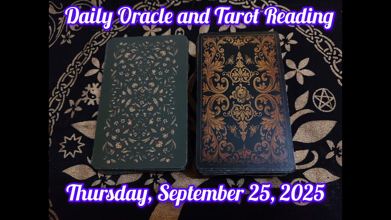 Daily Oracle and Tarot Reading: Thursday, September 25, 2025