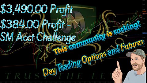 $3,490.00 Profit & Small Acct: $384.00 Profit! Live Options Trading Recap