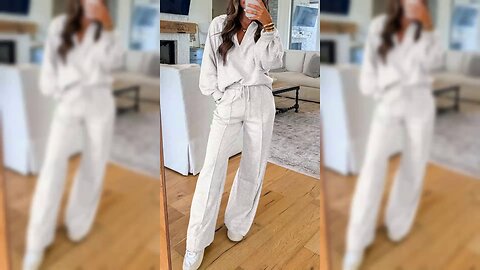 Long Sleeve Sweatshirt and Pants Set