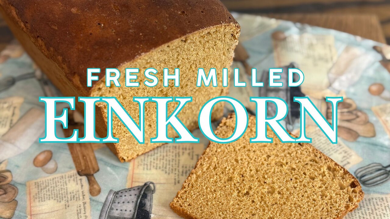 Watch this before you try making bread with Fresh Milled Einkorn!