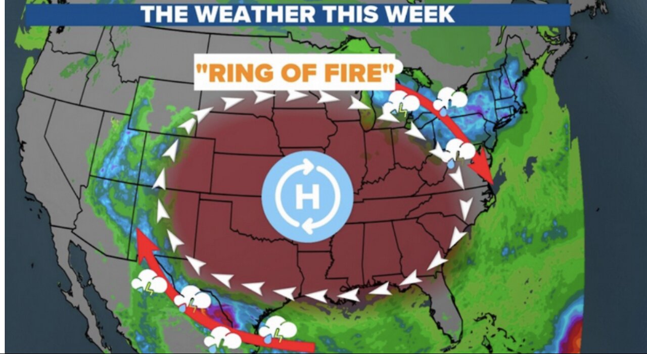Repost from A Call For An Uprising: WARNING! THE "FORECAST" SHOWS THAT THE RING OF FIRE IS COMING