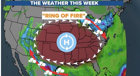 Repost from A Call For An Uprising: WARNING! THE "FORECAST" SHOWS THAT THE RING OF FIRE IS COMING