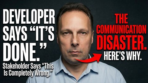 Developer Says 'It's Done ' Stakeholder Says 'This Is Completely Wrong ' Here's Why