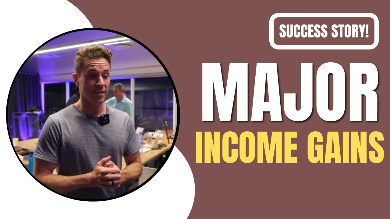 Steve's Win - "I’m seeing income gains DURING the seminar… with NO effort!"