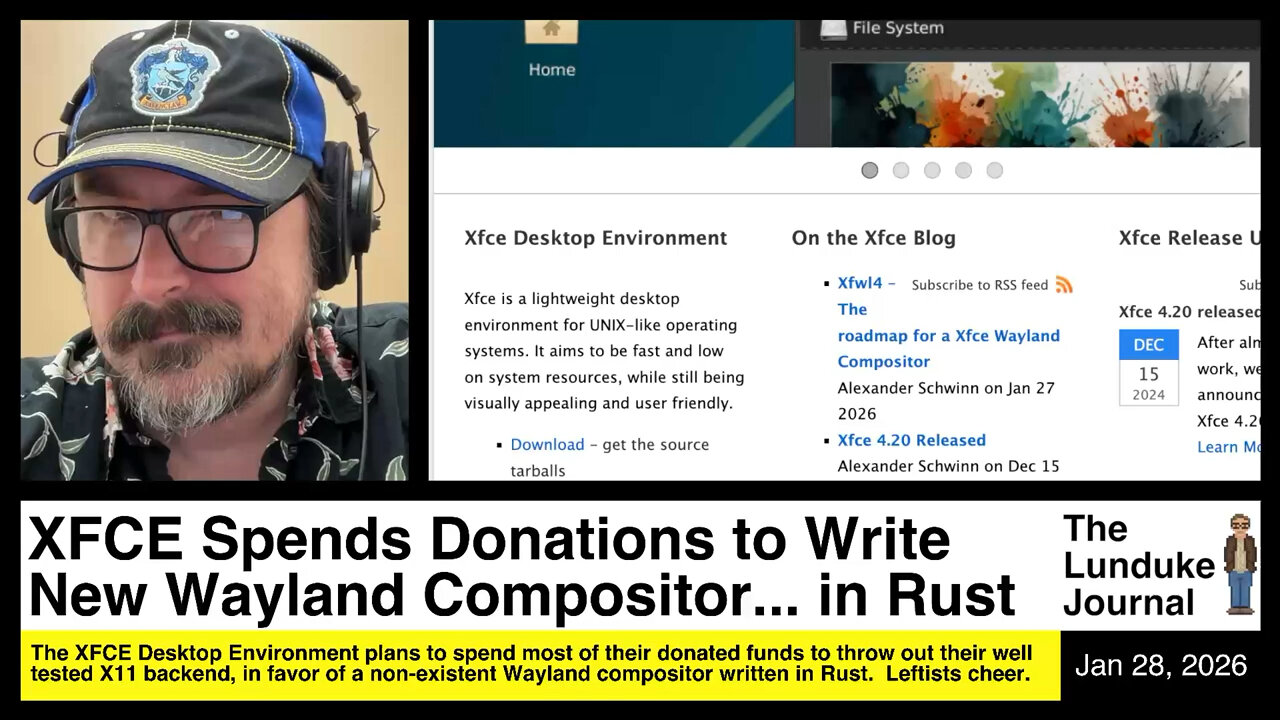 XFCE Spends Donations to Write New Wayland Compositor... in Rust