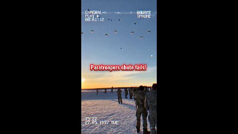 Paratroopers Chute Fails!