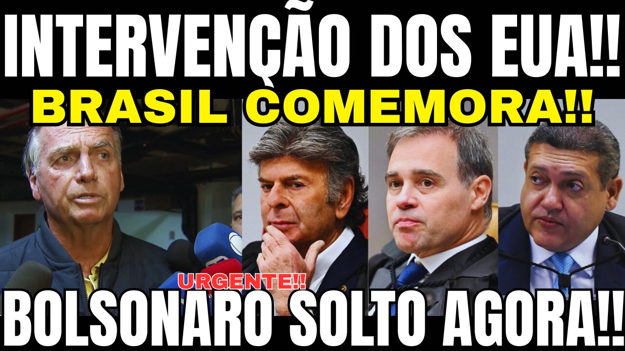BOMBA!! BOLSONARO SOLTO ÀS PRESSAS E ELEGÍVEL!! GRANDE NOTÍCIA PARA O BRASIL!! ACABOU...