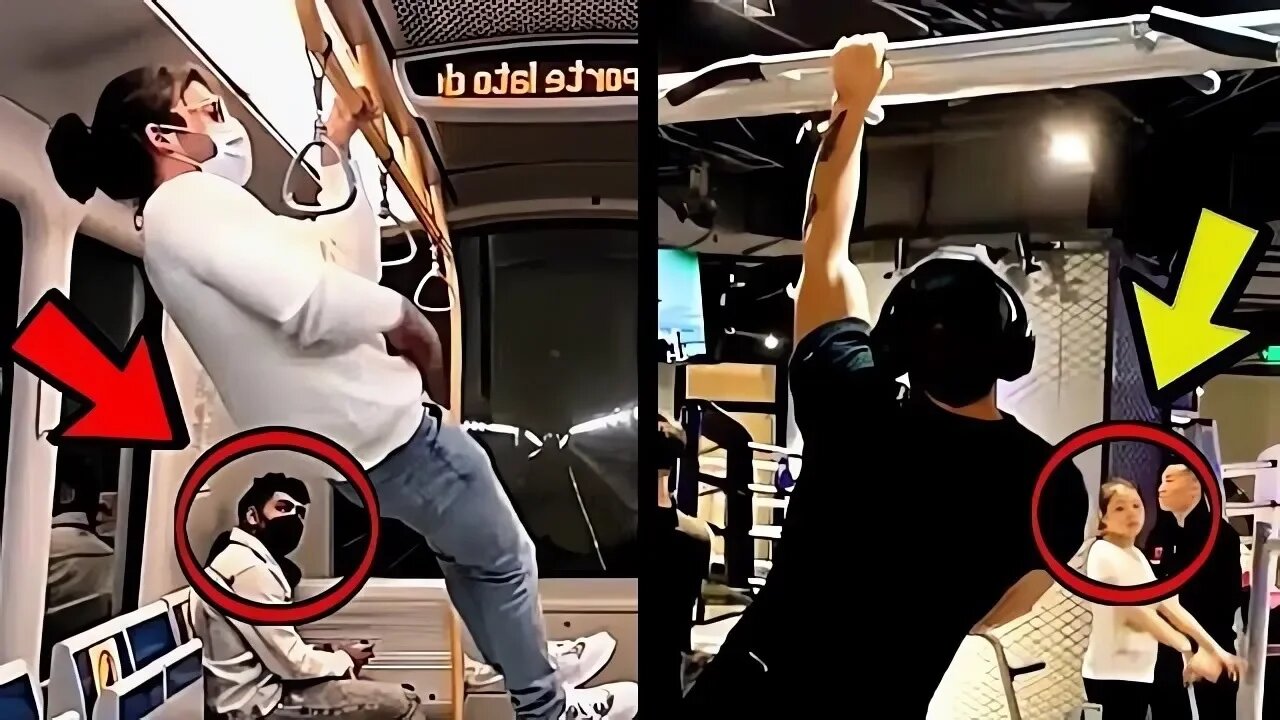 🔥Scaring People in The Gym With Calisthenics #23